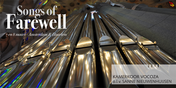 Songs of Farewell flyer
